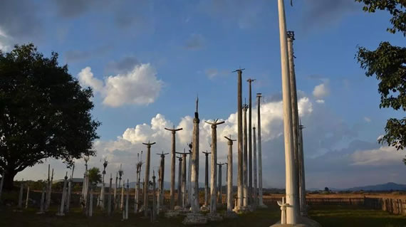 Kayhtoe Bo or Kayah totem festival ground